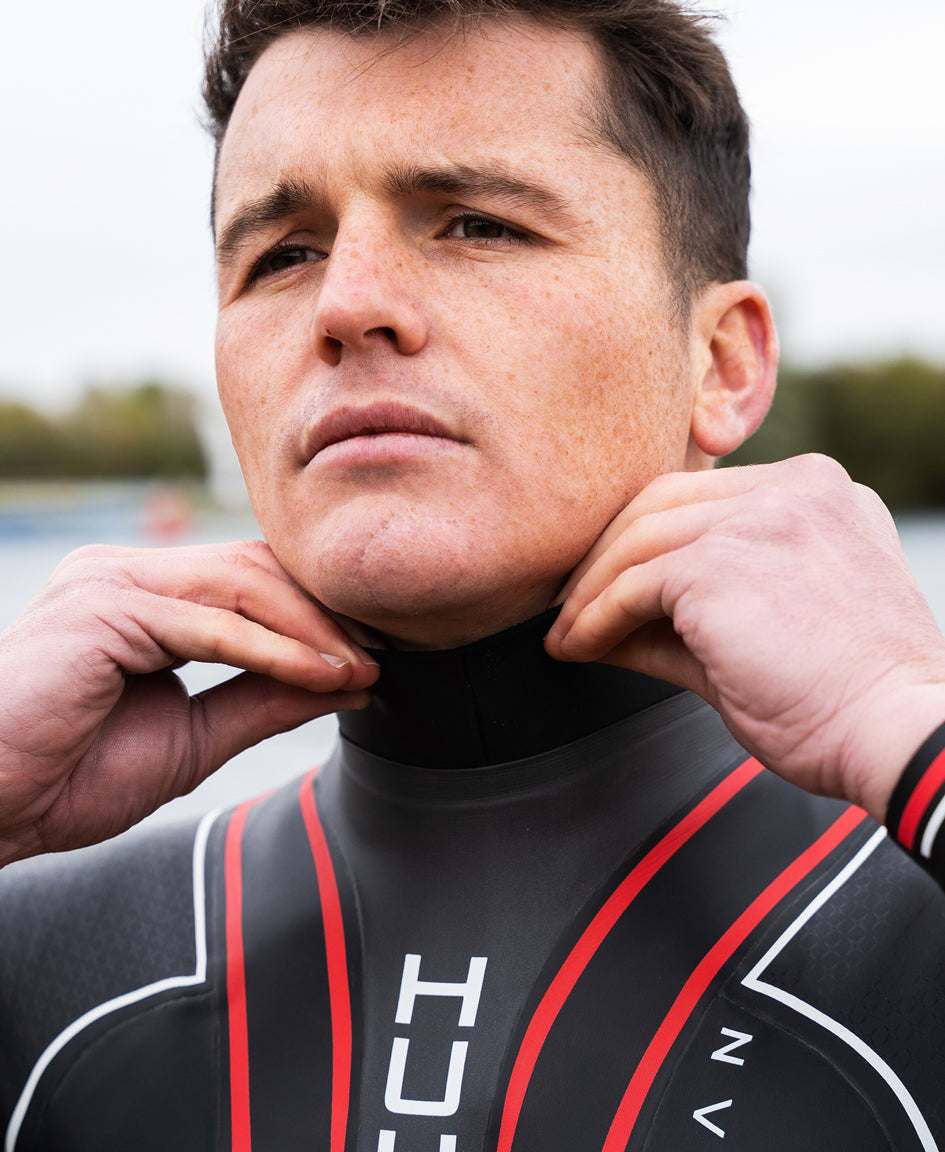 HUUB Neoprene Neck Collar 3mm water protection, anti-chafe for cold open water swimming