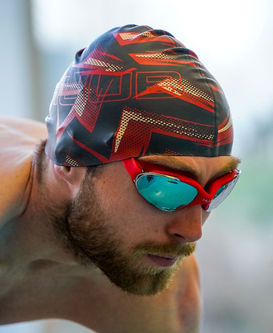 HUUB Vision Swim Goggle ultra-soft comfort fit, mirror lens, all-round visibility