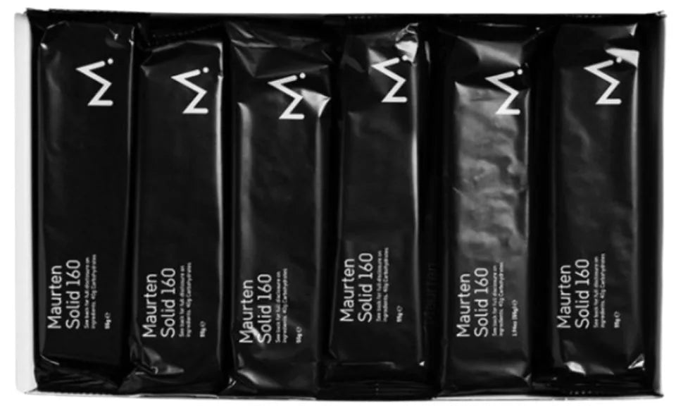Maurten Solid 160 - Barra de Carboidratos Mastigáveis de Aveia e Arroz, 40g Carboidratos