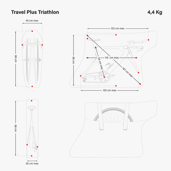 Soft Bike Travel Bag – Travel Plus Triathlon