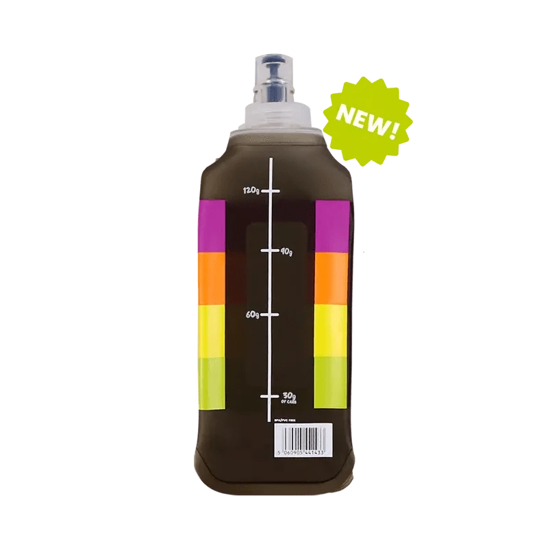Precision Fuel & Hydration Flow Flask with a sleek, durable design and leak-proof cap, ideal for hydration on the go.