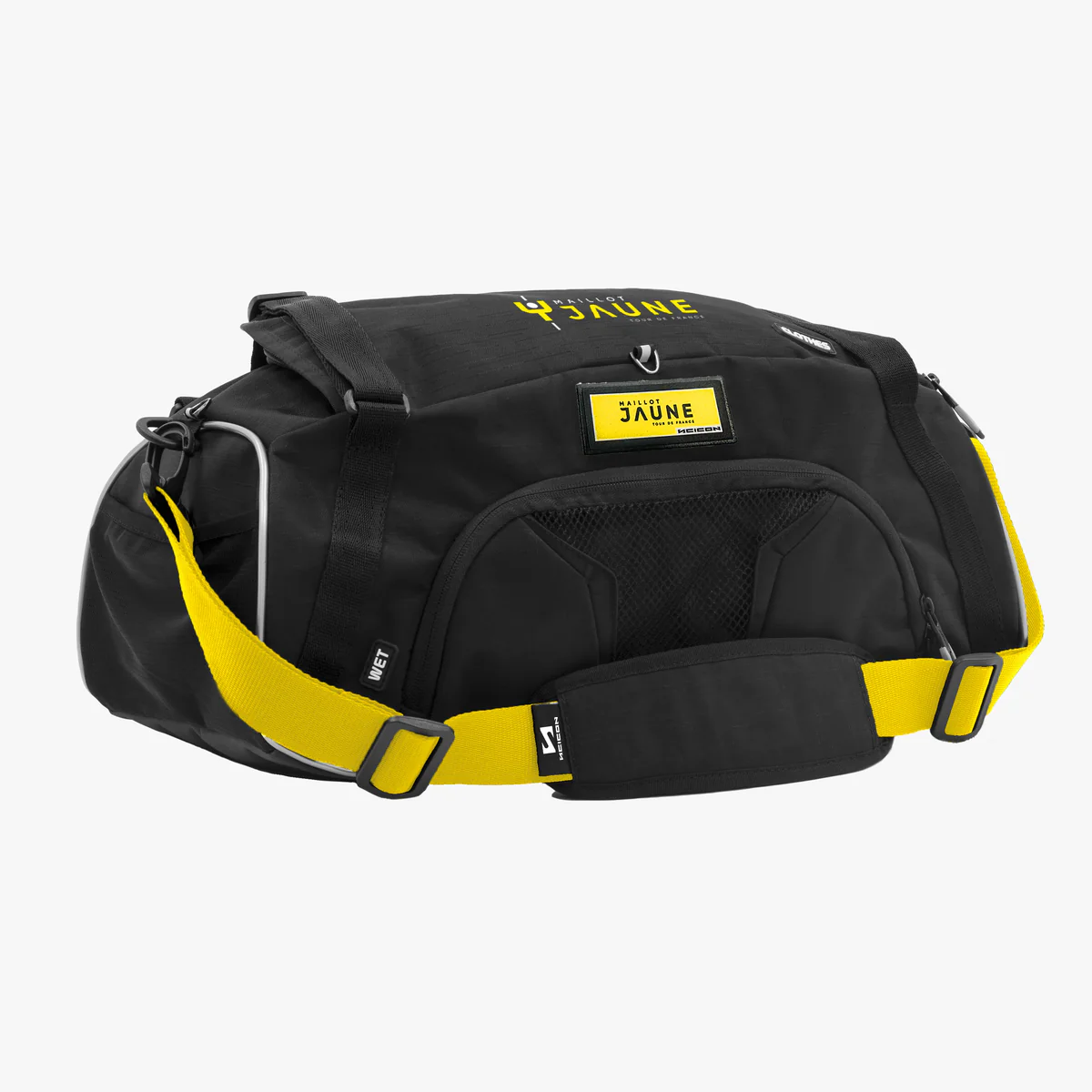 Scicon 25L travel duffel bag with adjustable shoulder strap and multiple compartments, ideal for short trips and gym use.