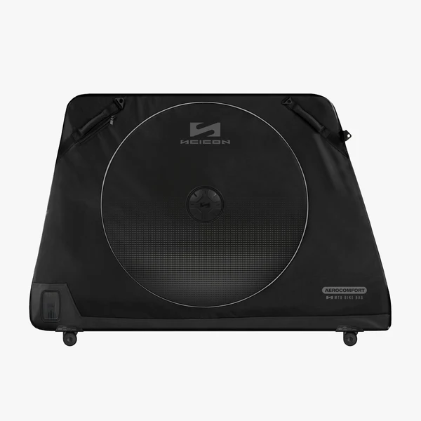 Scicon Aerocomfort MTB bike travel bag with padded interior and durable design for secure mountain bike transport.